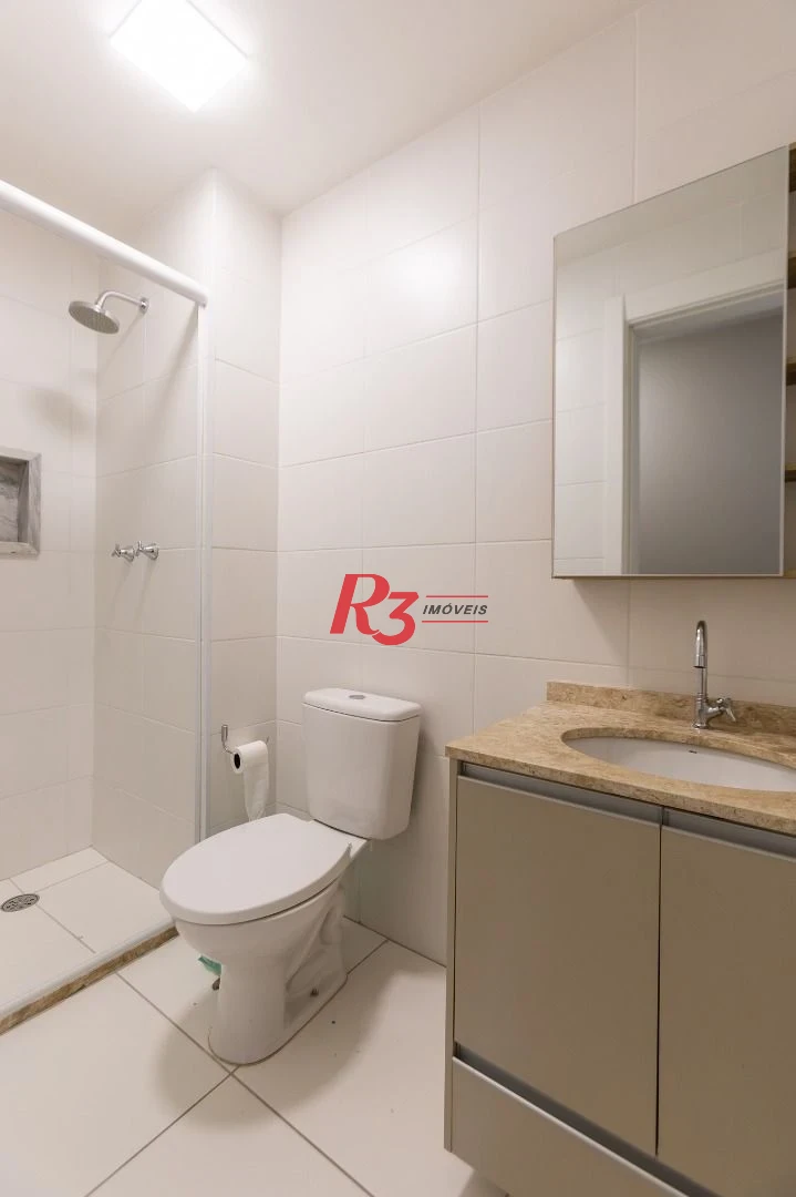 Apartamento com 2 dormitórios para alugar, 64 m² por R$ 4.200,00/mês - Marapé - Santos/SP