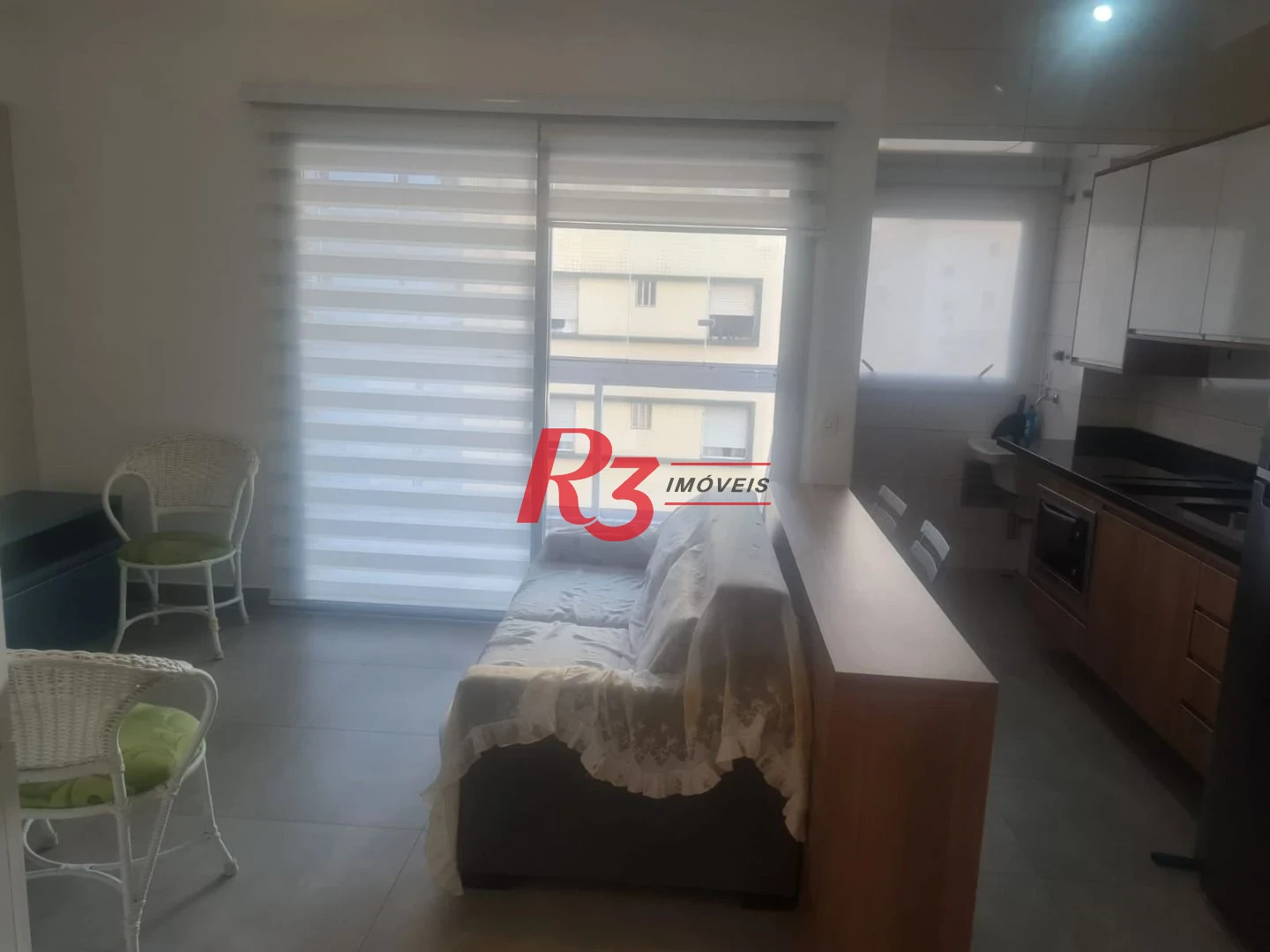 Apartamento com 1 dormitório, 46 m² - venda por R$ 890.000,00 ou aluguel por R$ 5.800,33/mês - Boqueirão - Santos/SP