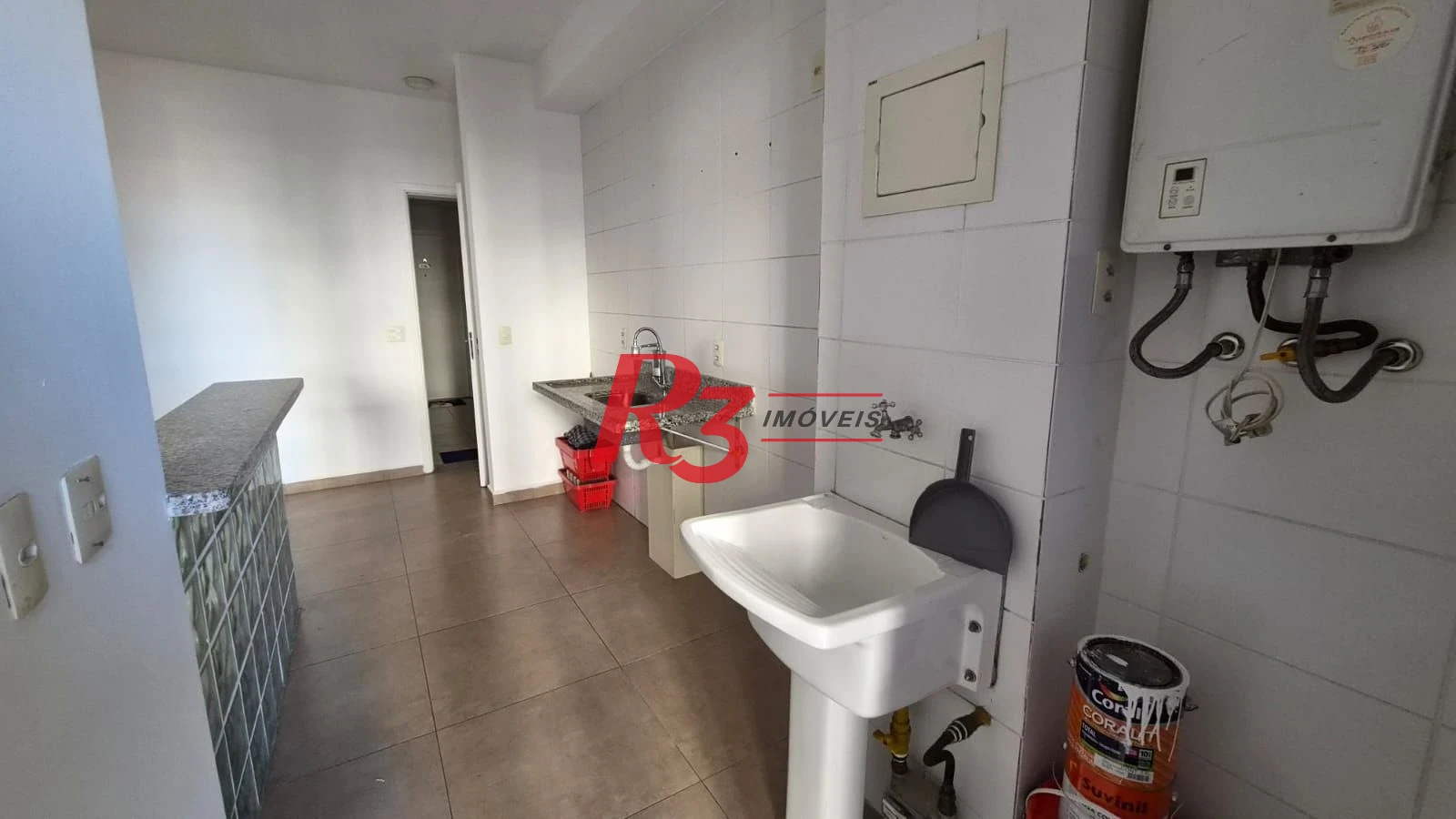 Apartamento com 1 dormitório para alugar, 50 m² por R$ 3.300,00/mês - Vila Matias - Santos/SP