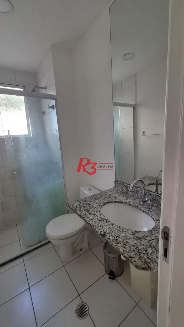 Apartamento com 1 dormitório para alugar, 50 m² por R$ 3.300,00/mês - Vila Matias - Santos/SP