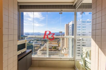 Apartamento com 2 dormitórios para alugar, 56 m² por R$ 5.500,02/mês - Macuco - Santos/SP