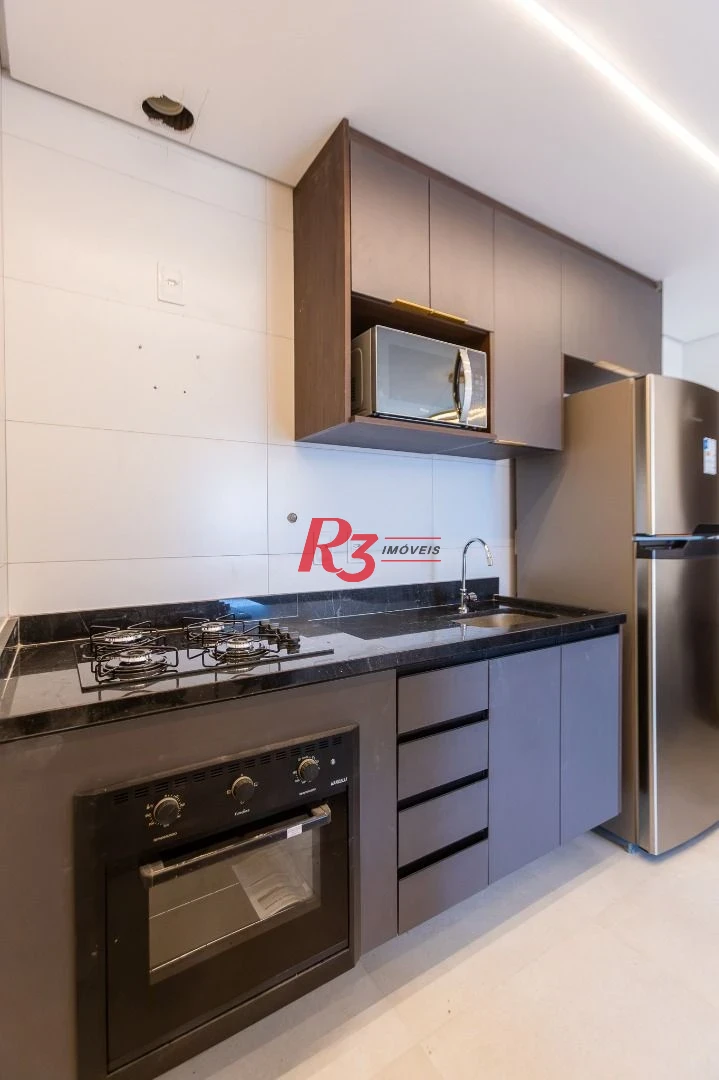 Apartamento com 2 dormitórios para alugar, 56 m² por R$ 5.500,02/mês - Macuco - Santos/SP