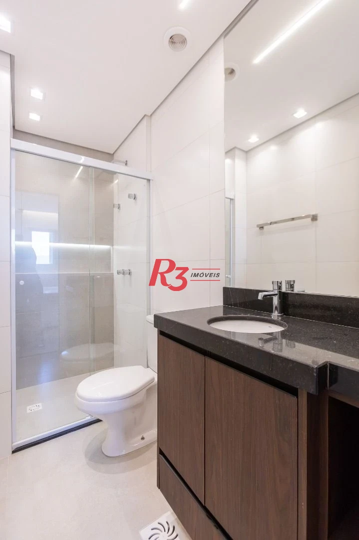Apartamento com 2 dormitórios para alugar, 56 m² por R$ 5.500,02/mês - Macuco - Santos/SP