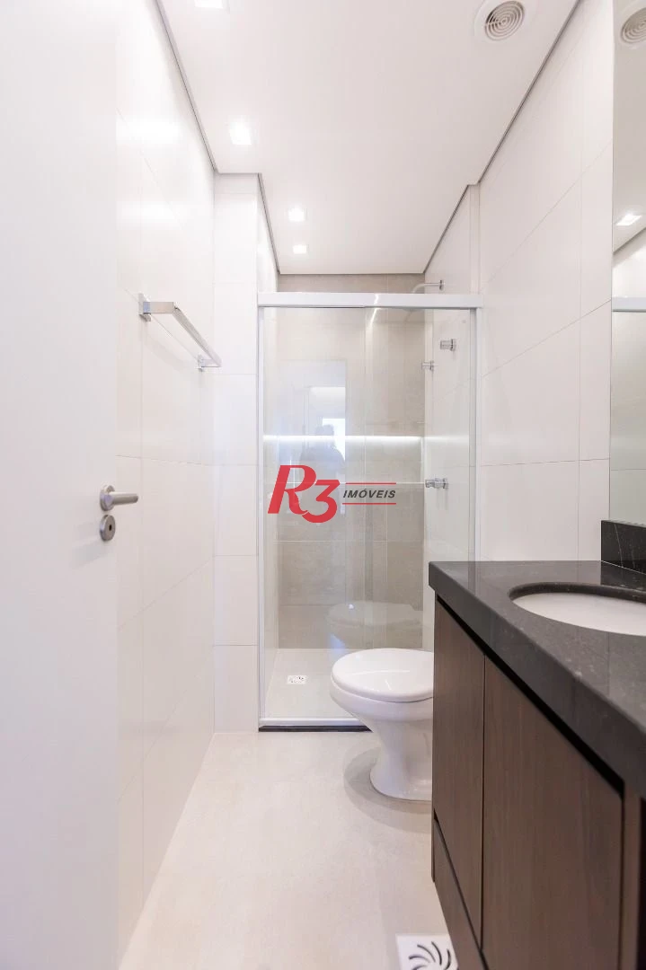 Apartamento com 2 dormitórios para alugar, 56 m² por R$ 5.500,02/mês - Macuco - Santos/SP