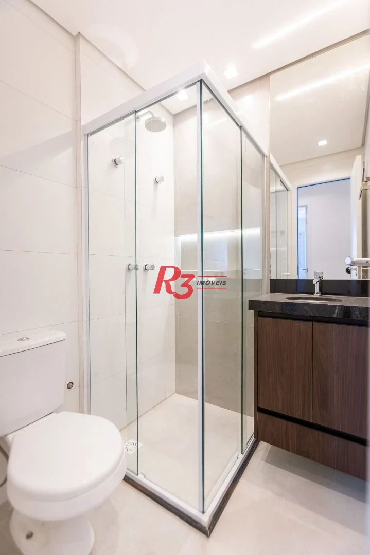 Apartamento com 2 dormitórios para alugar, 56 m² por R$ 5.500,02/mês - Macuco - Santos/SP