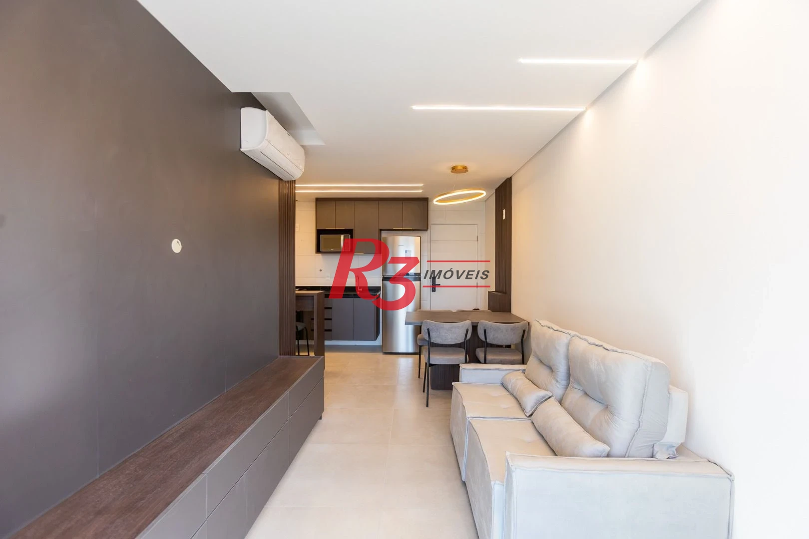 Apartamento com 2 dormitórios para alugar, 56 m² por R$ 5.500,02/mês - Macuco - Santos/SP