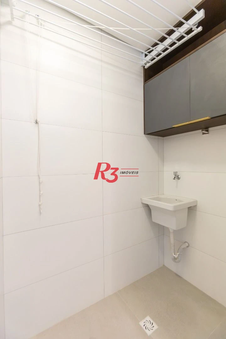 Apartamento com 2 dormitórios para alugar, 56 m² por R$ 4.800,02/mês - Macuco - Santos/SP