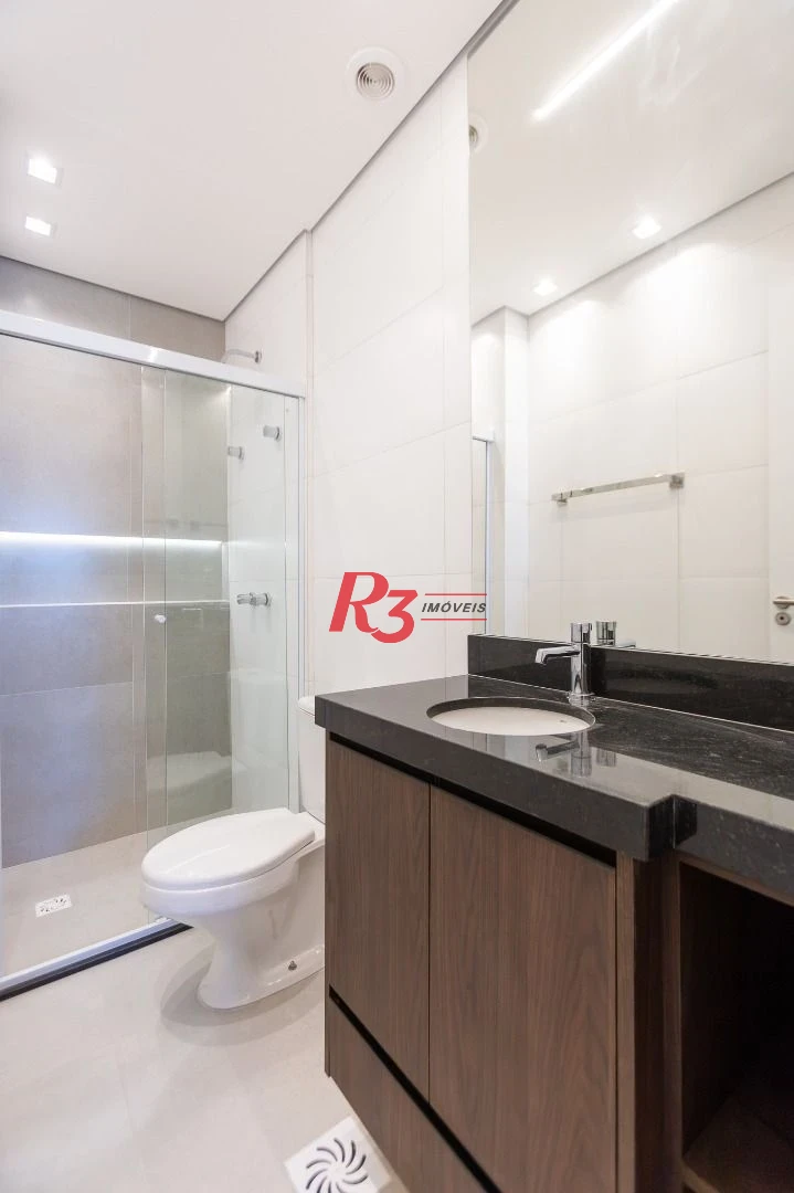 Apartamento com 2 dormitórios para alugar, 56 m² por R$ 4.800,02/mês - Macuco - Santos/SP