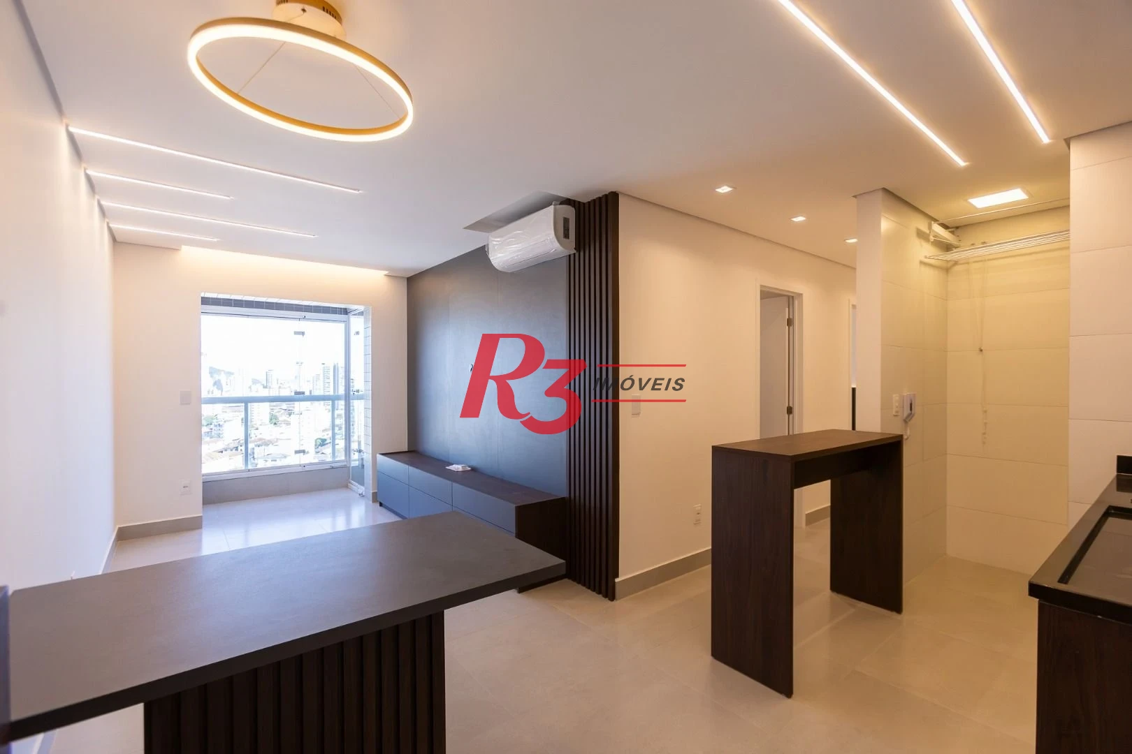 Apartamento com 2 dormitórios para alugar, 56 m² por R$ 4.800,02/mês - Macuco - Santos/SP