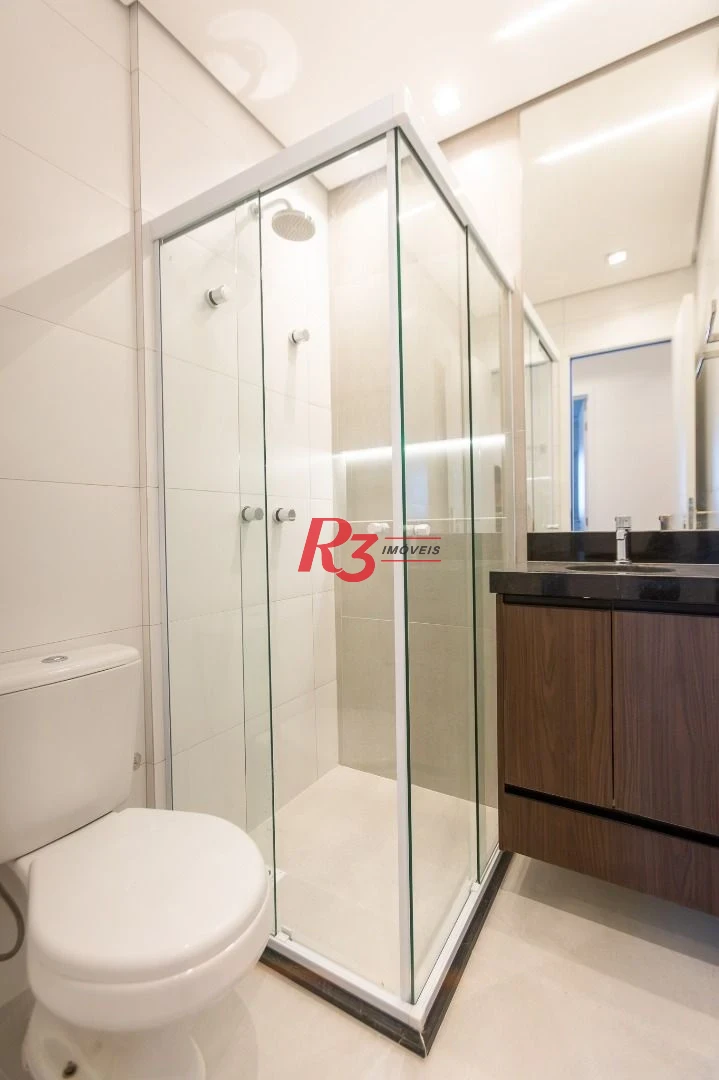 Apartamento com 2 dormitórios para alugar, 56 m² por R$ 4.800,02/mês - Macuco - Santos/SP