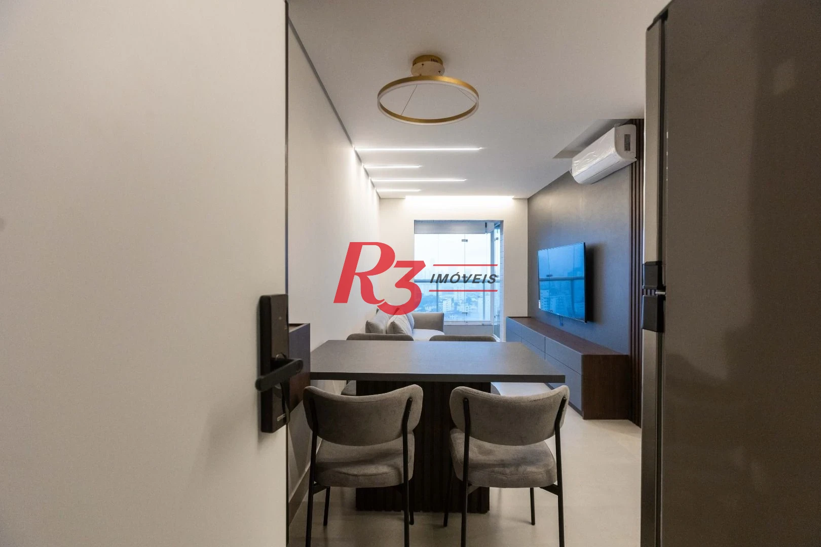 Apartamento para alugar, 56 m² por R$ 5.300,02/mês - Macuco - Santos/SP