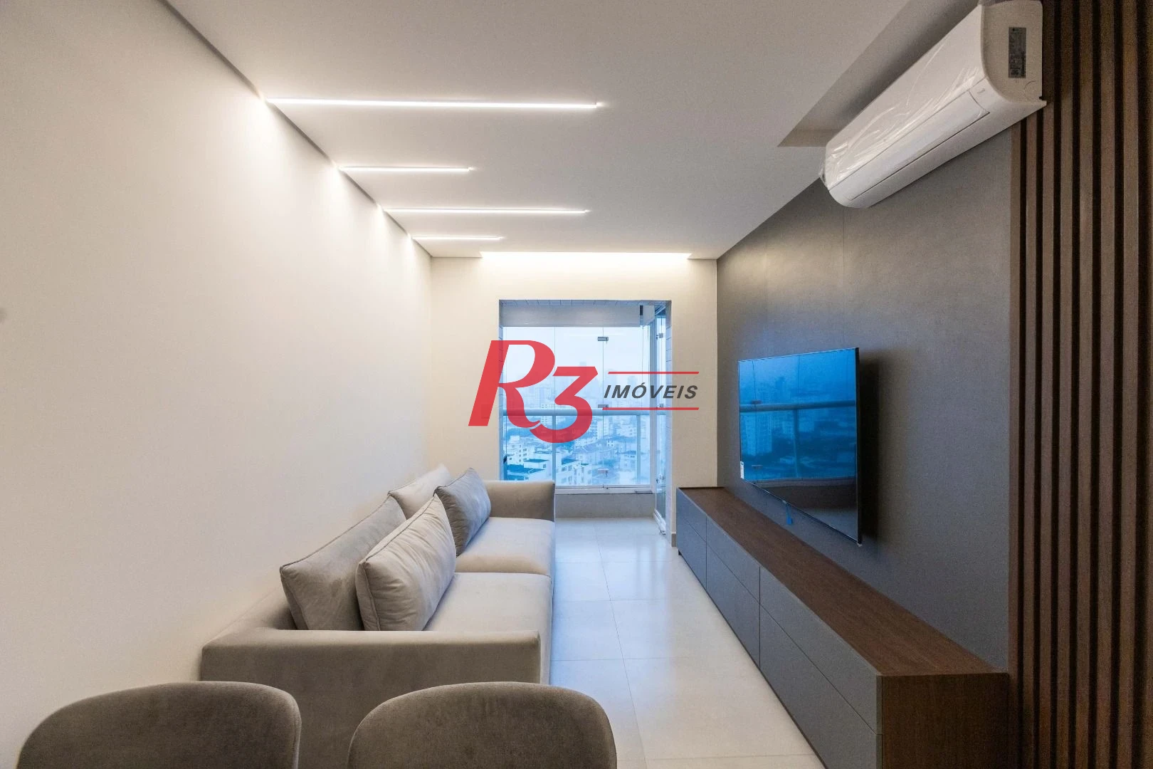 Apartamento para alugar, 56 m² por R$ 5.300,02/mês - Macuco - Santos/SP