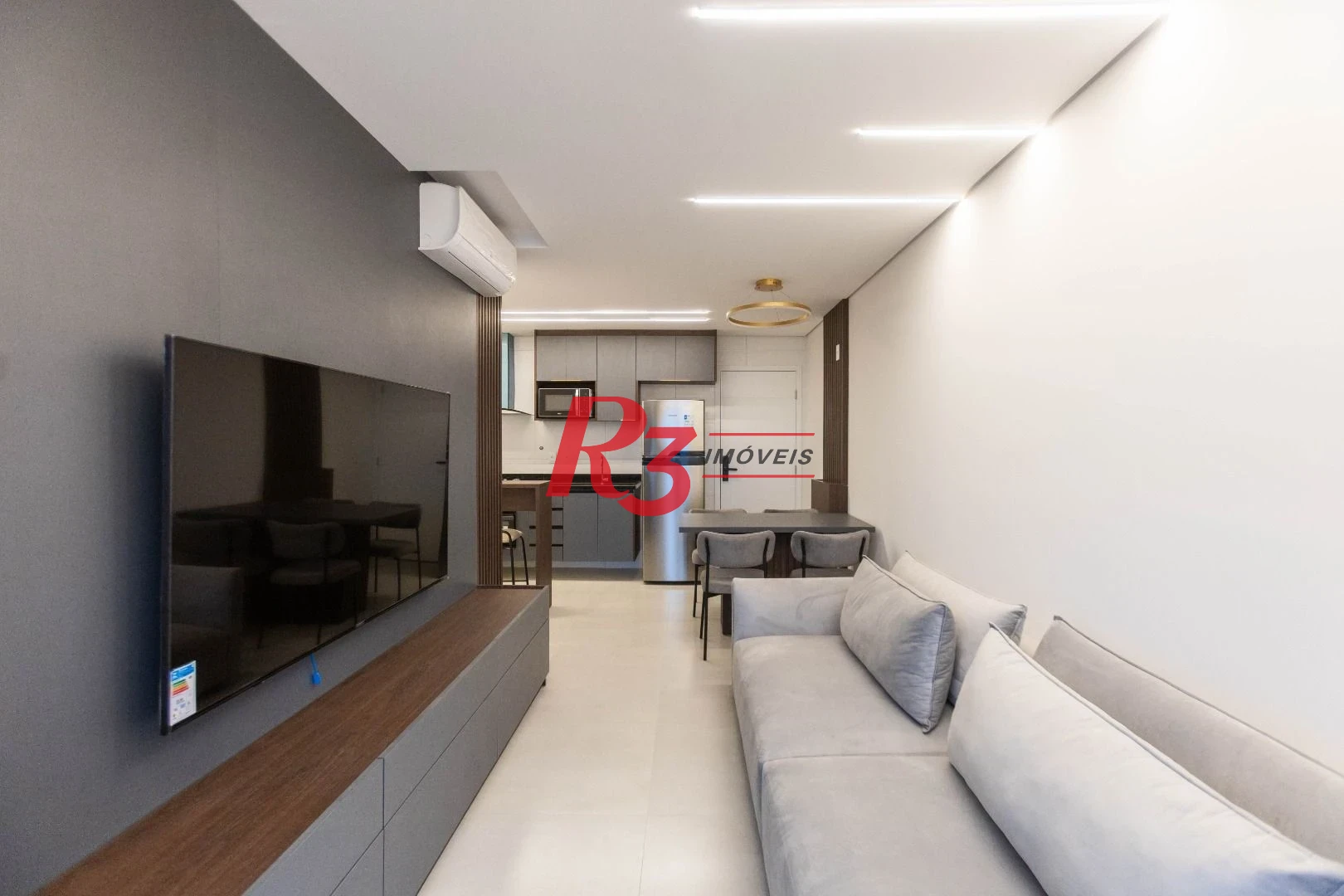 Apartamento para alugar, 56 m² por R$ 5.300,02/mês - Macuco - Santos/SP