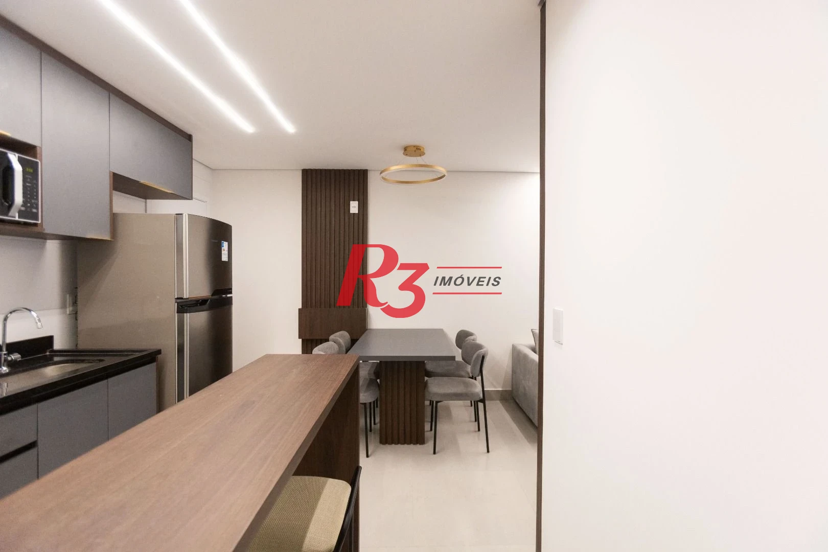 Apartamento para alugar, 56 m² por R$ 5.300,02/mês - Macuco - Santos/SP