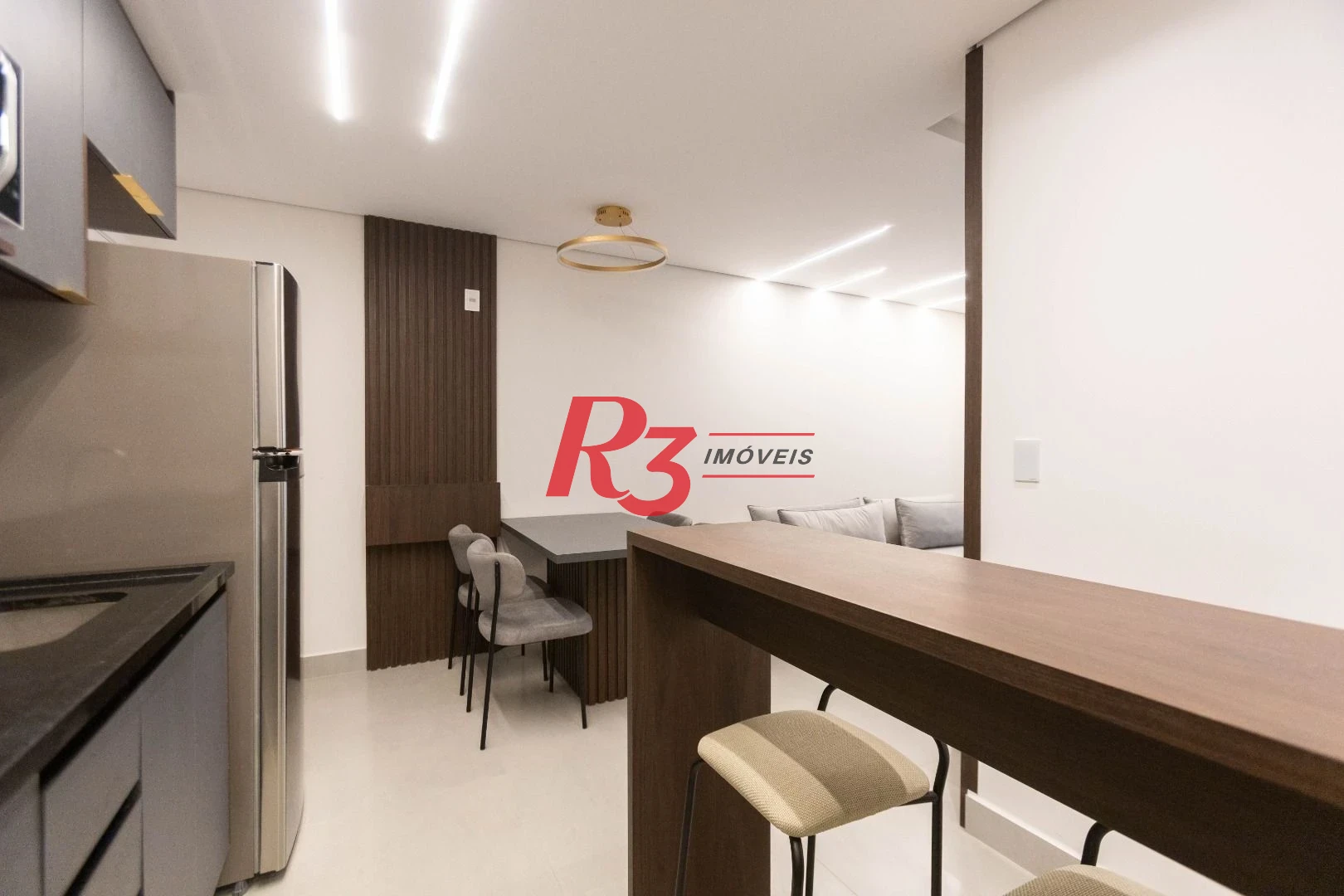 Apartamento para alugar, 56 m² por R$ 5.300,02/mês - Macuco - Santos/SP