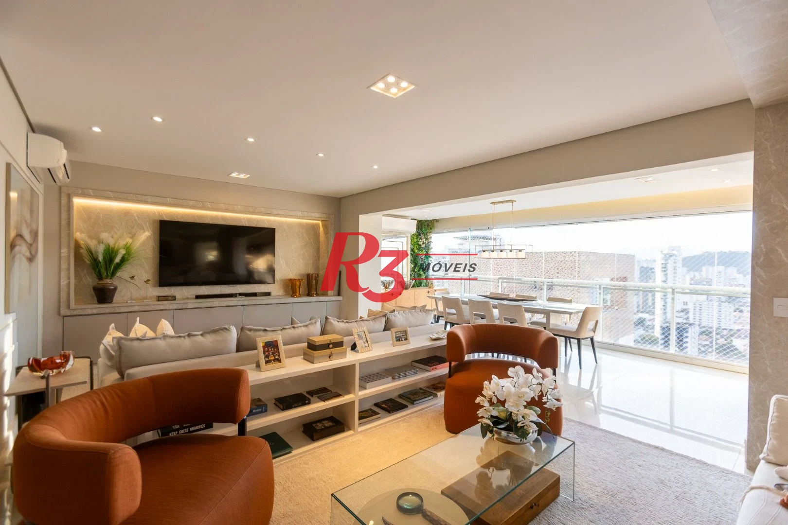 Apartamento com 4 dormitórios à venda, 180 m² por R$ 3.400.000,00 - Gonzaga - Santos/SP
