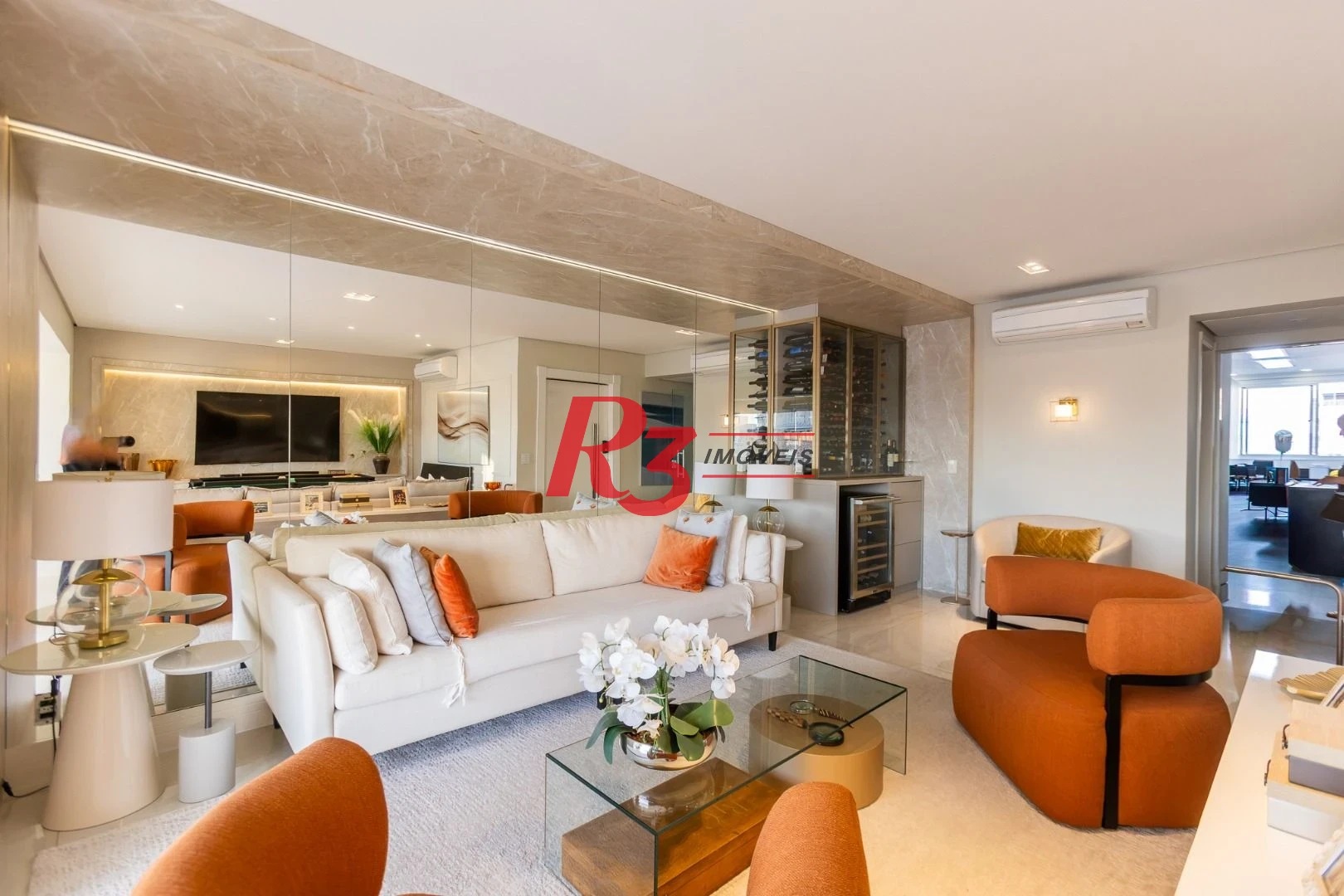 Apartamento com 4 dormitórios à venda, 180 m² por R$ 3.400.000,00 - Gonzaga - Santos/SP