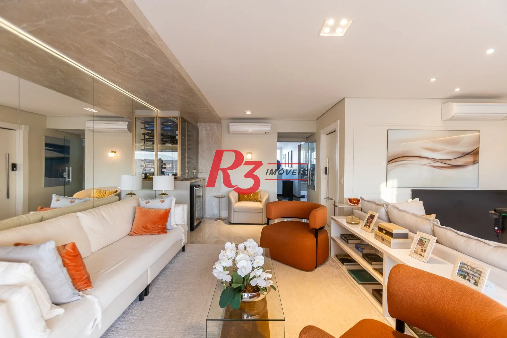 Apartamento com 4 dormitórios à venda, 180 m² por R$ 3.400.000,00 - Gonzaga - Santos/SP