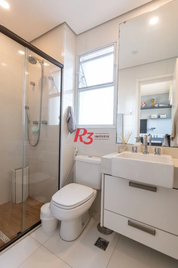 Apartamento com 4 dormitórios à venda, 180 m² por R$ 3.400.000,00 - Gonzaga - Santos/SP
