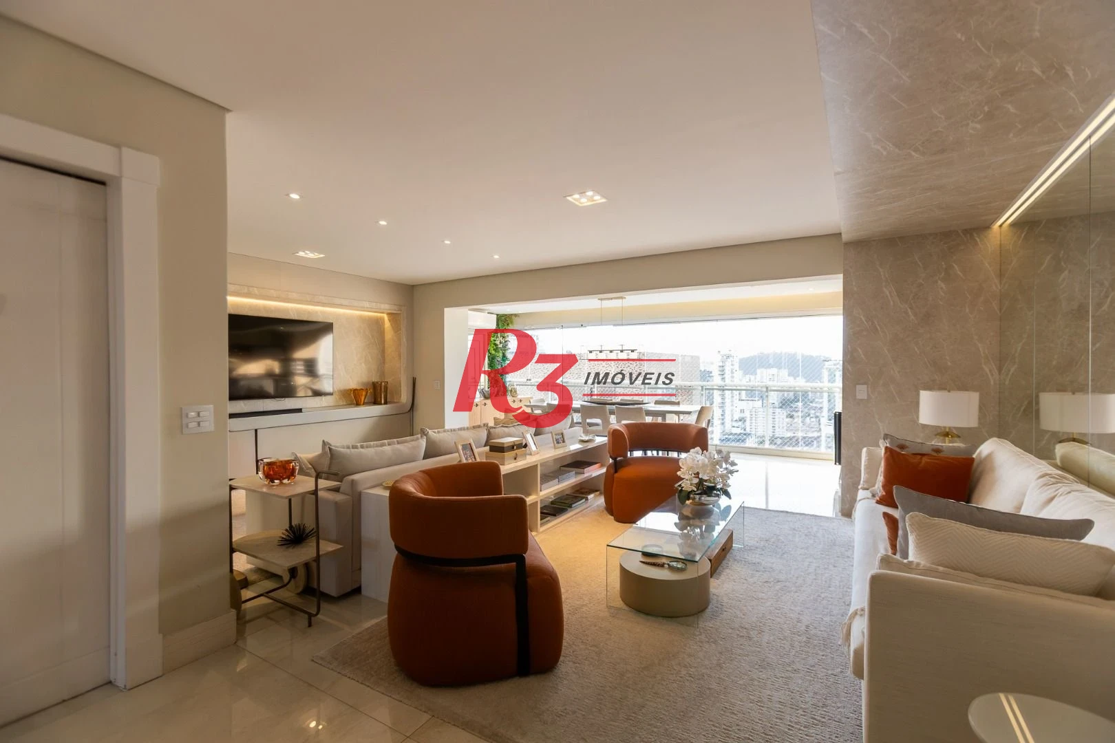 Apartamento com 4 dormitórios à venda, 180 m² por R$ 3.400.000,00 - Gonzaga - Santos/SP
