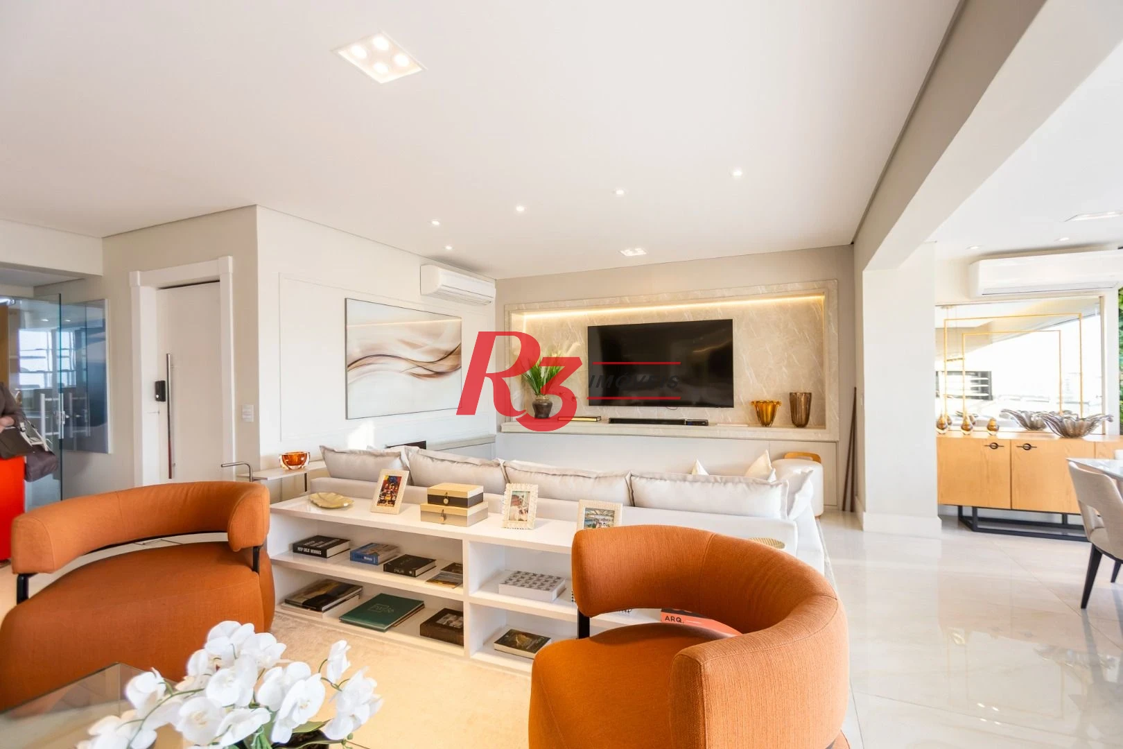Apartamento com 4 dormitórios à venda, 180 m² por R$ 3.400.000,00 - Gonzaga - Santos/SP