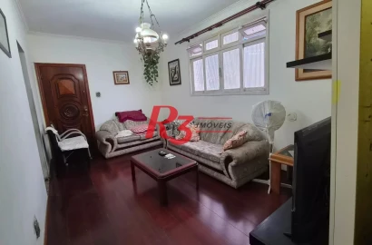 Apartamento com 3 dormitórios à venda, 131 m² por R$ 850.000,00 - Marapé - Santos/SP