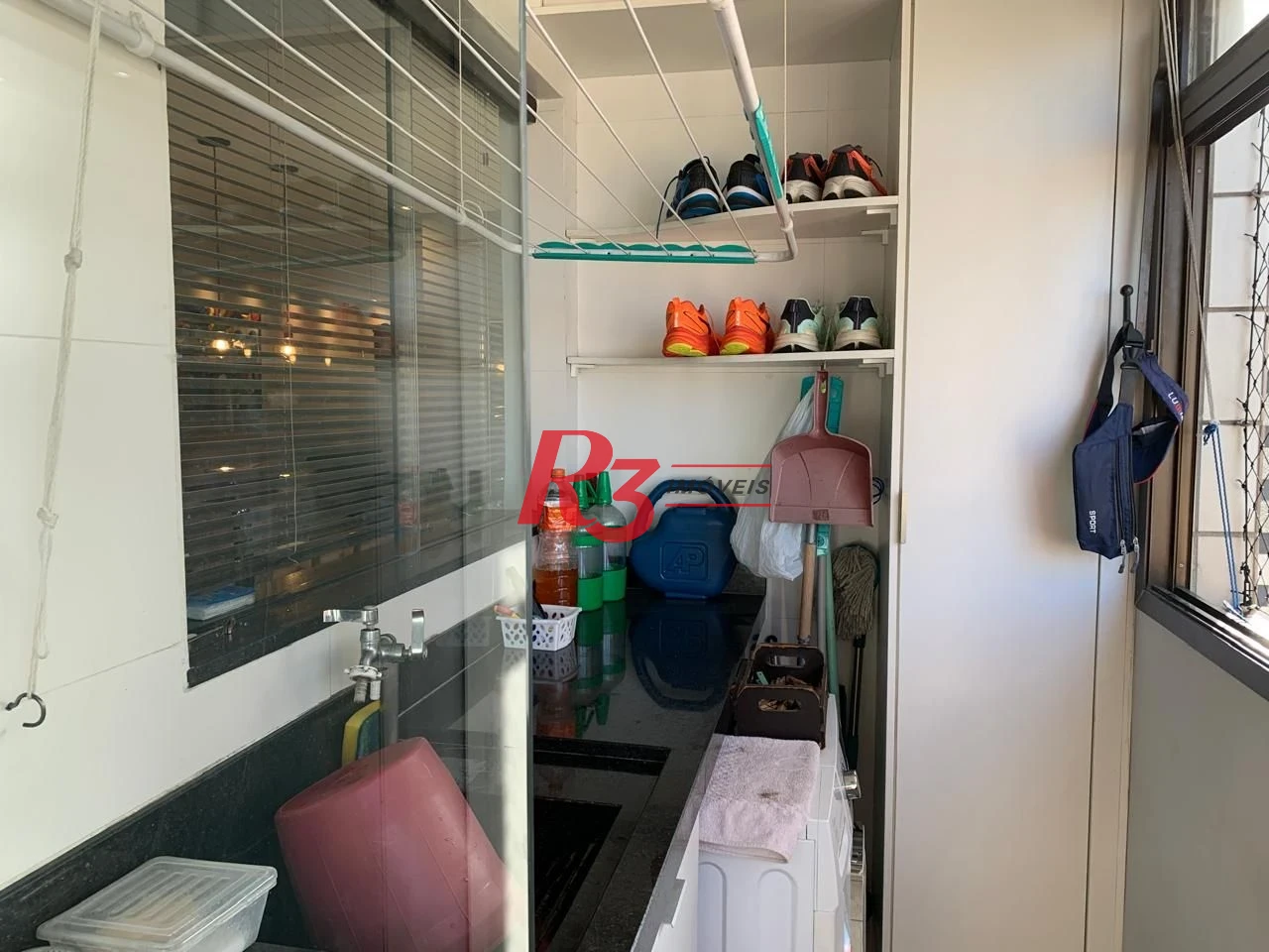 Apartamento com 3 dormitórios à venda, 115 m² por R$ 1.400.000,00 - Gonzaga - Santos/SP