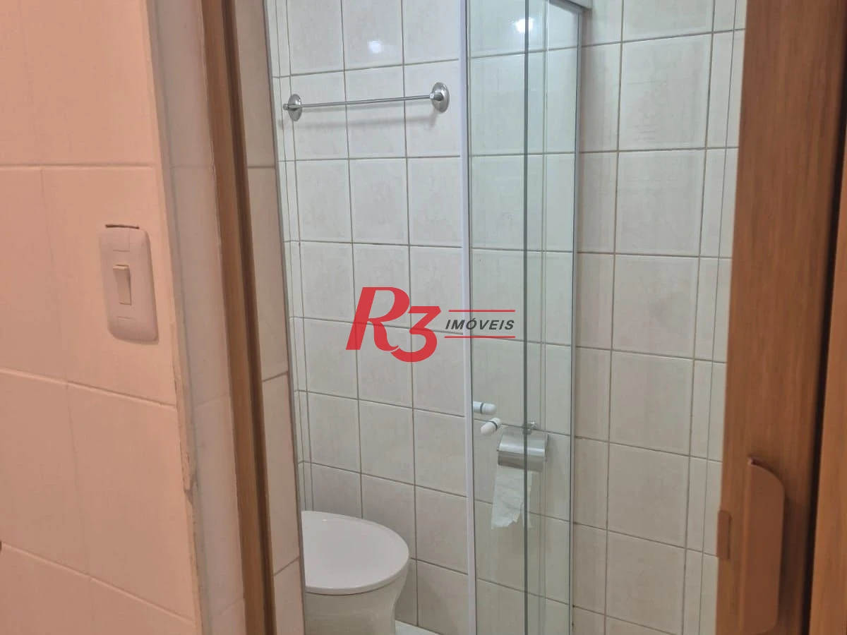 Kitnet com 1 dormitório para alugar, 30 m² por R$ 3.000,00/mês - Boqueirão - Santos/SP