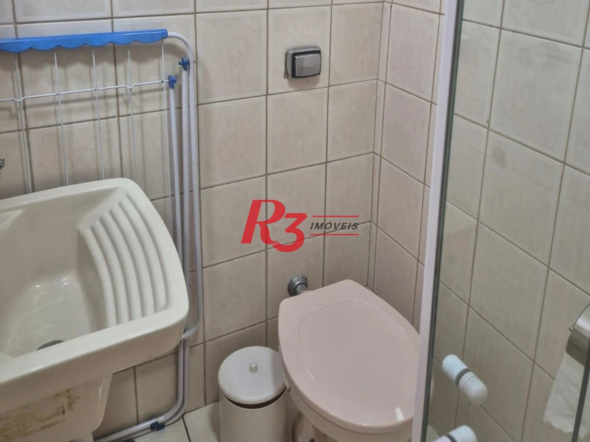 Kitnet com 1 dormitório para alugar, 30 m² por R$ 3.000,00/mês - Boqueirão - Santos/SP