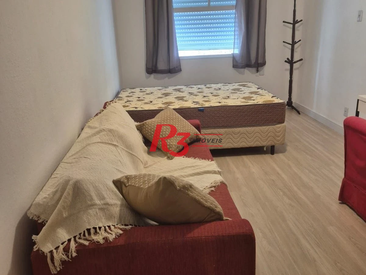 Kitnet com 1 dormitório para alugar, 30 m² por R$ 3.000,00/mês - Boqueirão - Santos/SP