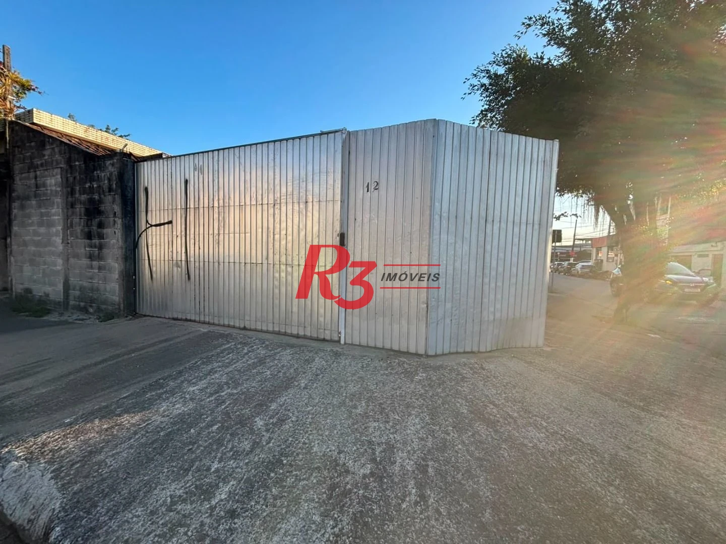 Terreno à venda, 128 m² por R$ 350.000,00 - Caneleira - Santos/SP