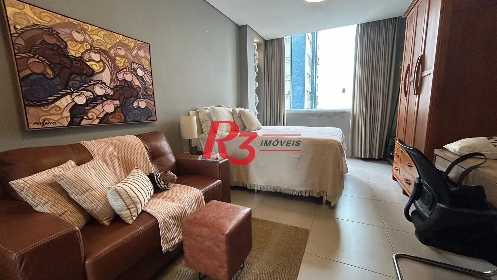 Apartamento com 1 dormitório à venda, 23 m² por R$ 350.000,00 - Boqueirão - Santos/SP