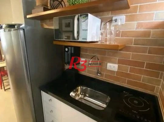 Apartamento com 1 dormitório à venda, 23 m² por R$ 350.000,00 - Boqueirão - Santos/SP
