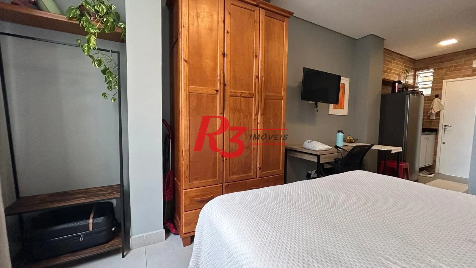 Apartamento com 1 dormitório à venda, 23 m² por R$ 350.000,00 - Boqueirão - Santos/SP