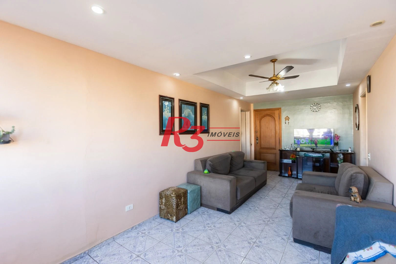 Apartamento com 2 dormitórios à venda, 75 m² por R$ 545.000,00 - Campo Grande - Santos/SP