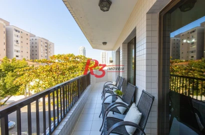 Apartamento com 4 dormitórios à venda, 290 m² por R$ 2.900.000,00 - Boqueirão - Santos/SP