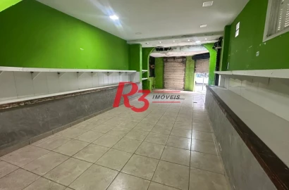 Loja para alugar, 200 m² por R$ 12.310,00/mês - Pompéia - Santos/SP