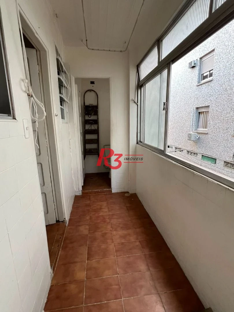 Apartamento com 2 dormitórios à venda, 85 m² por R$ 370.000,00 - Campo Grande - Santos/SP