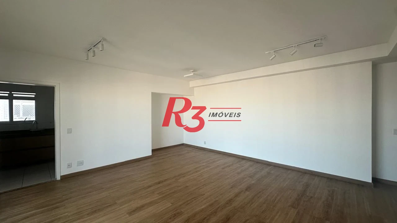 Apartamento para alugar, 150 m² por R$ 9.547,78/mês - Marapé - Santos/SP