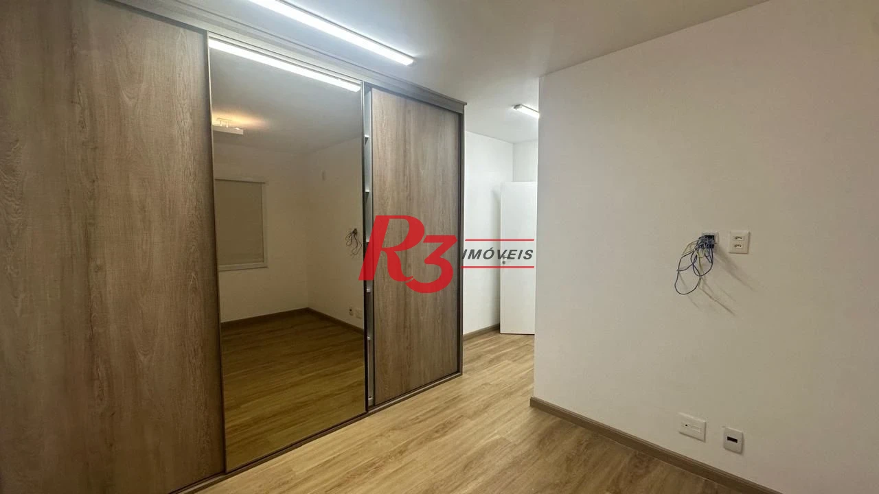 Apartamento para alugar, 150 m² por R$ 9.547,78/mês - Marapé - Santos/SP
