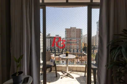 Apartamento, 60 m² - venda por R$ 535.000,00 ou aluguel por R$ 3.700,02/mês - Boqueirão - Santos/SP