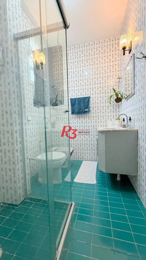 Apartamento com 2 dormitórios para alugar, 90 m² por R$ 4.500,00/mês - Pompéia - Santos/SP