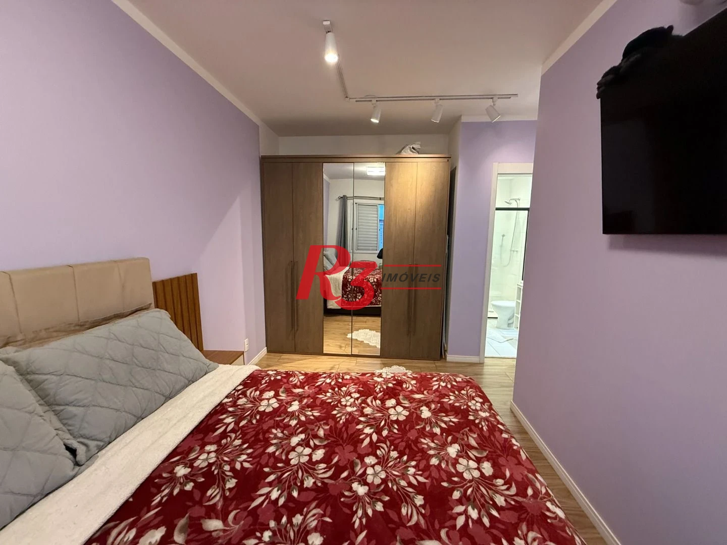 Apartamento com 2 dormitórios para alugar, 63 m² por R$ 4.800,00/mês - Marapé - Santos/SP