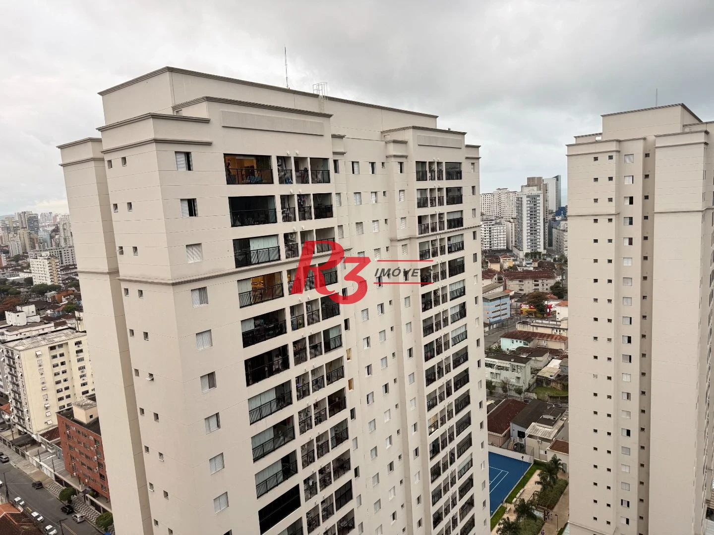 Apartamento com 2 dormitórios para alugar, 63 m² por R$ 4.800,00/mês - Marapé - Santos/SP