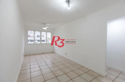 Apartamento com 1 dormitório à venda, 51 m² por R$ 415.000,00 - Gonzaga - Santos/SP
