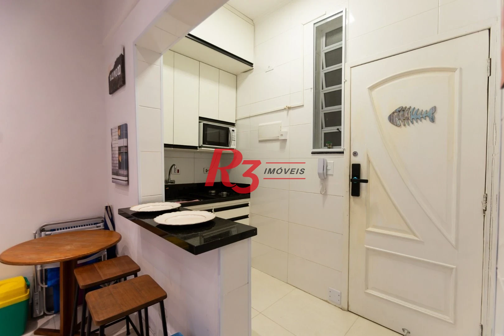Studio com 1 dormitório à venda, 31 m² por R$ 350.000,00 - Embaré - Santos/SP