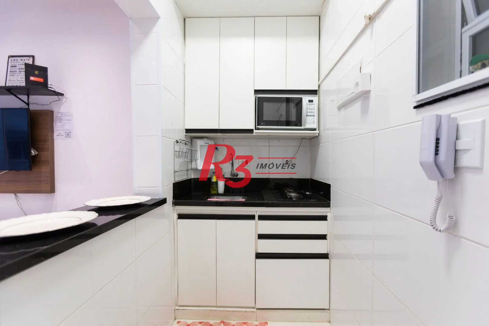 Studio com 1 dormitório à venda, 31 m² por R$ 350.000,00 - Embaré - Santos/SP