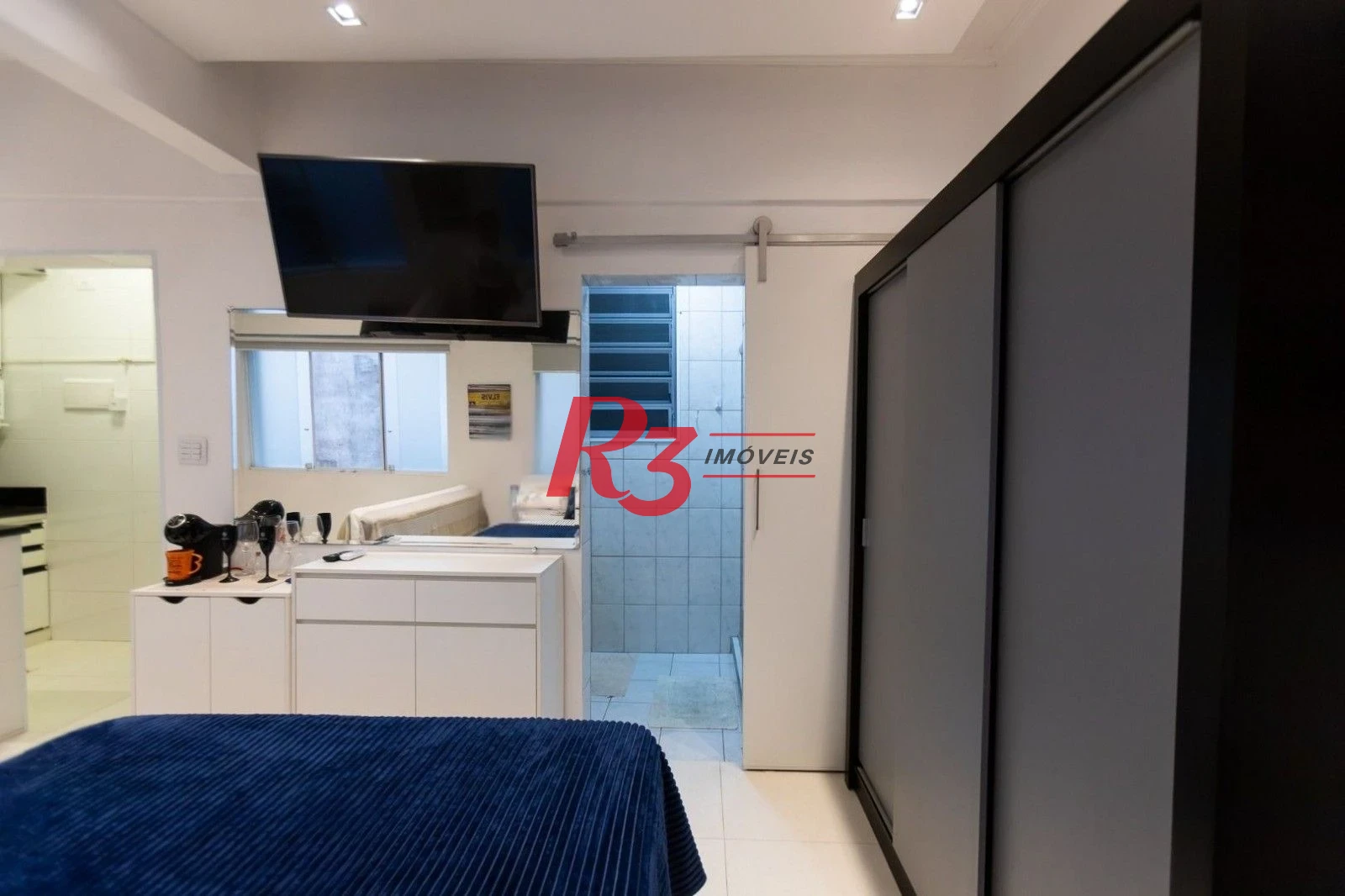 Studio com 1 dormitório à venda, 31 m² por R$ 350.000,00 - Embaré - Santos/SP