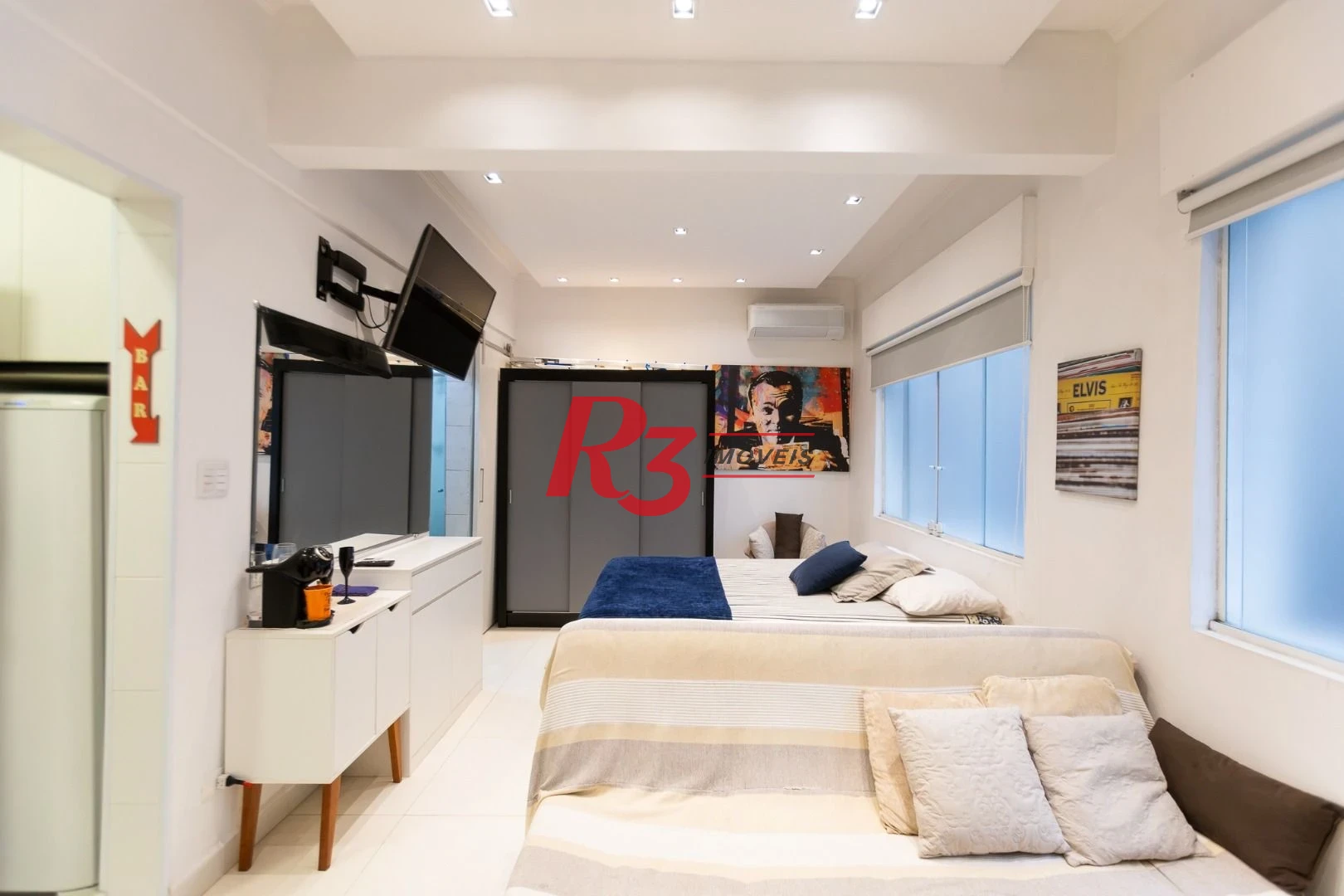 Studio com 1 dormitório à venda, 31 m² por R$ 350.000,00 - Embaré - Santos/SP