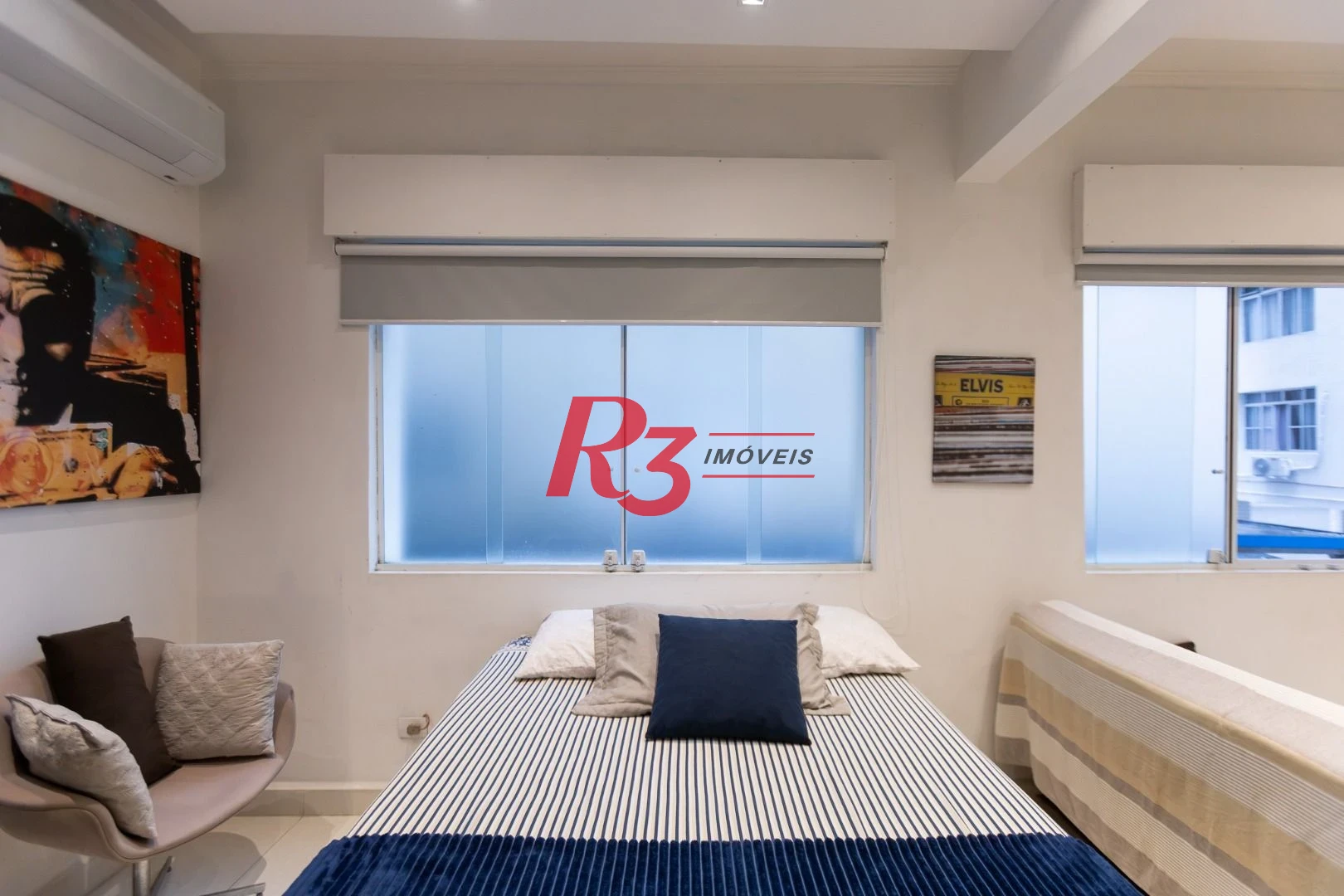 Studio com 1 dormitório à venda, 31 m² por R$ 350.000,00 - Embaré - Santos/SP